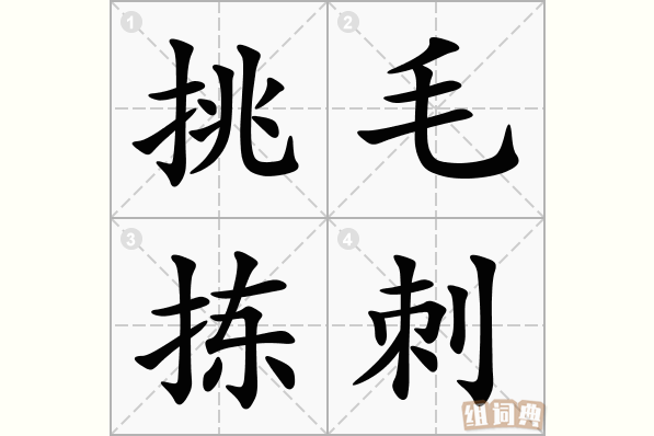 挑毛拣刺